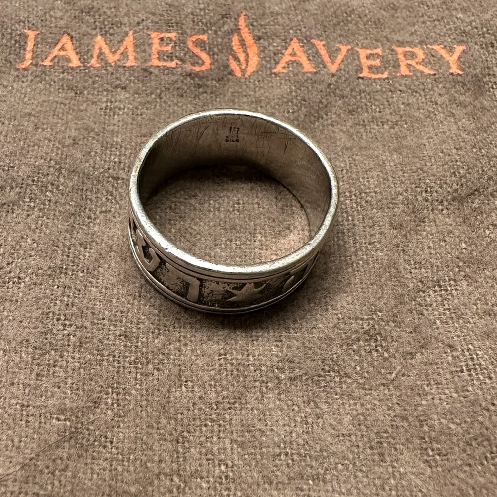 James Avery Song of Solomon Wedding Band Ring- RETIRED